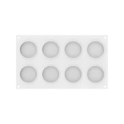 LEVEL UP 35 Stampo In Silicone 8 Impronte Ø6,4cm H1,1cm + Cutter Silikomart -Peroni Kitchen Negozio level up 35 stampo in silicone 8 impronte o64cm h11cm cutter silikomart 4