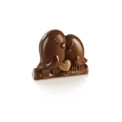 LOVING BIRDS Stampo Termoformato Per Cioccolato 14,5x3,2cm H11,8cm - Kit 2 Pz Silikomart