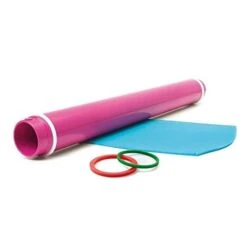 Mattarello Antiaderente 40cm Ø4cm Con 3 Spessori Intercambiabili Silikomart