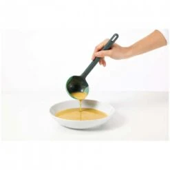 Lekue Mestolo In Silicone 8,8x26 Grigio Verde Lékué -Peroni Kitchen Negozio mestolo in silicone 88x26 grigio verde 2