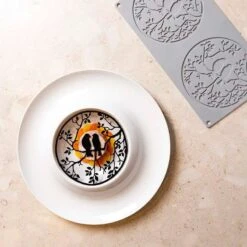 ME&YOU GG072 Stampo In Silicone Per Decorazioni 2 Impronte Ø14cm H2mm Gourmand Pavoni