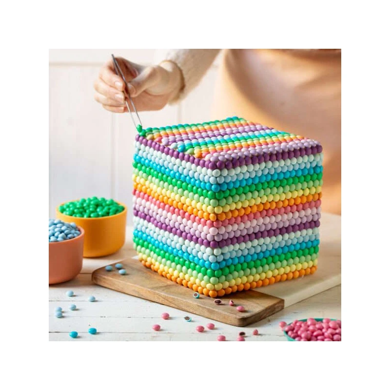 Mini Lenti Al Cioccolato Al Latte Verde Foglia Conf 80gr Decora 2 Mini Lenti Al Cioccolato Al Latte Verde Foglia Conf 80gr Decora - immagine 2