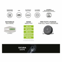 Moneta Melodia Finegres Padella 26cm 1M In Alluminio Antiderente -Peroni Kitchen Negozio moneta melodia finegres padella 26cm antiderente 5