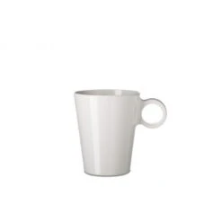 Tazza Mug Flow 300ml In Melamina Bianca Mepal