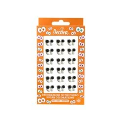 OCCHIETTI ACCOPPIATI Decorazioni In Zucchero - Conf 18 Pezzi Decora