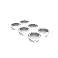 OCEAN 100 Stampo In Silicone 6 Impronte Ø7cm H3cm Silikomart -Peroni Kitchen Negozio ocean 100 stampo in silicone 6 impronte silikomart 2