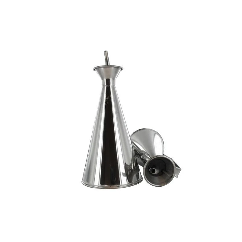 Oliera/acetiera Con Bordo Antigoccia In Acciaio Inox 500ml G&R 2 Oliera/acetiera Con Bordo Antigoccia In Acciaio Inox 500ml G&R - immagine 2