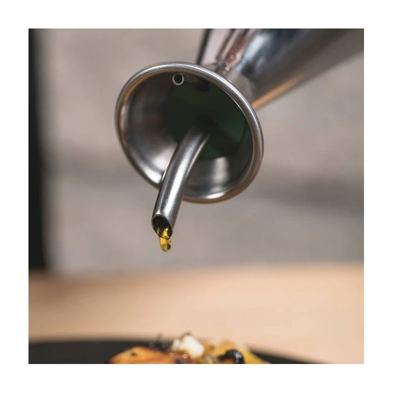 Oliera/acetiera Con Bordo Antigoccia In Acciaio Inox 750ml G&R 4 Oliera/acetiera Con Bordo Antigoccia In Acciaio Inox 750ml G&R - immagine 4