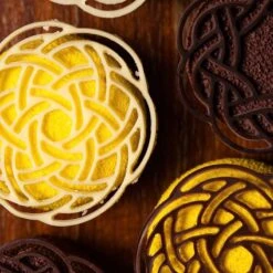 OPTIQUE GG073 Tappetino In Silicone Per Decorazioni 12 Impronte Ø5,5cm H2mm Gourmand Pavoni -Peroni Kitchen Negozio optique gg073 stampo in silicone per decorazioni 12 impronte 55cm h2mm gourmand pavoni 2