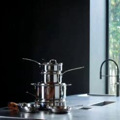 Paderno SERIE 12200 Inox 5-Ply Padella 20cm H4cm Acciaio E Alluminio -Peroni Kitchen Negozio paderno serie 12200 inox 5 ply padella 20cm h4cm acciaio e alluminio 4