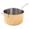 Paderno SERIE 15600 Rame 3-Ply Casseruola Alta 28cm H16cm 9,8L 1M+1 Acciaio, Rame E Alluminio