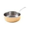 Paderno SERIE 15600 Rame 3-Ply Casseruola Bassa 20cm H7cm 2,2L 1M Acciaio, Rame E Alluminio