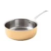 Paderno SERIE 15600 Rame 3-Ply Casseruola Bassa 24cm H8cm 3,6L 1M Acciaio, Rame E Alluminio