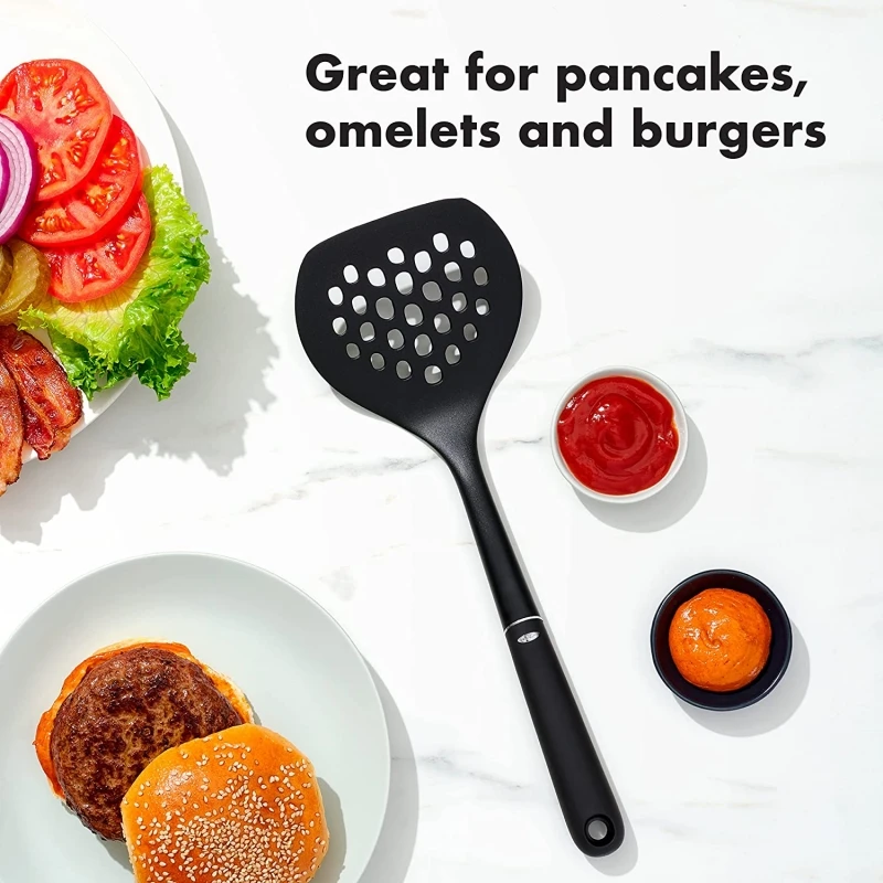 Paletta Rotonda Forata In Nylon 34,2cm Oxo Good Grips 5 Paletta Rotonda Forata In Nylon 34,2cm Oxo Good Grips - immagine 5