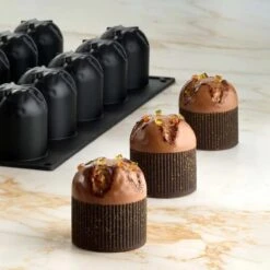 PANETTONE PX43113 Stampo In Silicone 15 Impronte Ø5,5cm H6,5cm Pavoflex Pavoni