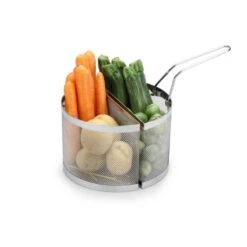 Pentola Cuocipasta 24cm Inox - Pastaiola Con Doppio Cestello Scolapasta 5 Pentola Cuocipasta 24cm Inox - Pastaiola Con Doppio Cestello Scolapasta -Peroni Kitchen Negozio pastaiola inox 24cm doppio cestello 2