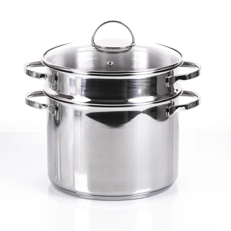 Moneta Allegro Pastaiola 22cm In Acciaio Inox Con Scolapasta E Coperchio 1 Moneta Allegro Pastaiola 22cm In Acciaio Inox Con Scolapasta E Coperchio