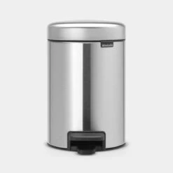 Brabantia Pattumiera A Pedale NEWICON 3L Acciaio Satinato Anti-Impronta