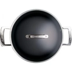 Les Forgèes Pentola 18cm 2M In Alluminio Antiaderente Con Coperchio Le Creuset -Peroni Kitchen Negozio pentola 18cm in alluminio antiaderente c2 maniglie e coperchio les forgees le creuset 3