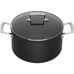 Les Forgèes Pentola 24cm 2M In Alluminio Antiaderente Con Coperchio Le Creuset -Peroni Kitchen Negozio pentola 24cm in alluminio antiaderente coperchio les forgees le creuset 2
