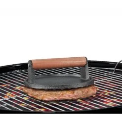 Pressa Per Carne In Ghisa Ø18cm 1kg Kuchenprofi -Peroni Kitchen Negozio peso per carne in ghisa 1kg o18cm kuchenprofi 3