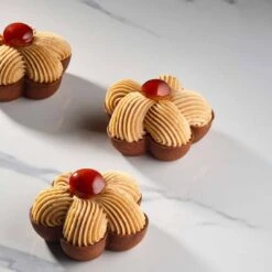 PIASTRA120 FIORE 5 PETALI Piastra 9 Impronte Ø9,5cm H2cm 30ml Per Macchina New Cookmatic Pavoni -Peroni Kitchen Negozio piastra 120 fiore 5 petali per macchina cookmatic pavoni 1