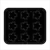 PIASTRA120 FIORE 5 PETALI Piastra 9 Impronte Ø9,5cm H2cm 30ml Per Macchina New Cookmatic Pavoni