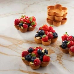 PIASTRA120 FIORE 5 PETALI Piastra 9 Impronte Ø9,5cm H2cm 30ml Per Macchina New Cookmatic Pavoni -Peroni Kitchen Negozio piastra 120 fiore 5 petali per macchina cookmatic pavoni 3