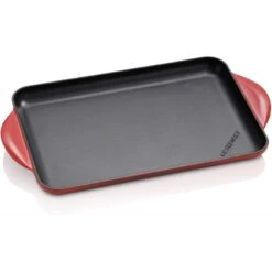 Tradition Piastra Liscia Rettangolare 32x22cm In Ghisa Vetrificata Rosso Le Creuset -Peroni Kitchen Negozio piastra liscia rettangolare 32x22cm in ghisa vetrificata rosso ciliegia tradition le creuset 4