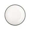 Piatto Fondo Flow Ø22cm In Melamina Bianco/nero Mepal