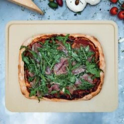 Pizza Stone Deluxe - Pietra Refrattaria Per Pizza 40X32cm Boska 11 Pizza Stone Deluxe - Pietra Refrattaria Per Pizza 40X32cm Boska -Peroni Kitchen Negozio pietra ppizza rettbeige ceramica 2