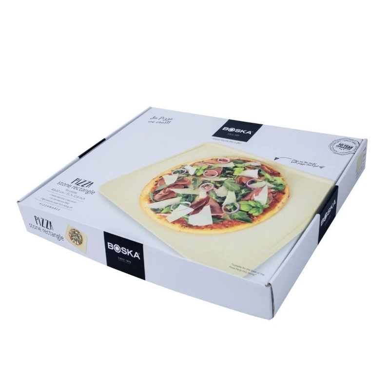 Pizza Stone Deluxe - Pietra Refrattaria Per Pizza 40X32cm Boska 9 Pizza Stone Deluxe - Pietra Refrattaria Per Pizza 40X32cm Boska - immagine 9