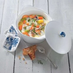 Pomello Per Coperchio In Ceramica A Fiori Blu Per Cocotte Cookut -Peroni Kitchen Negozio pomolo per coperchio in ceramica a fiori blu per cocotte cookut 2