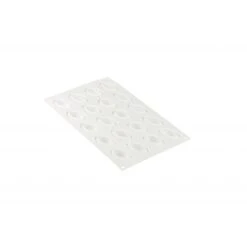 QUENELLE 10 Stampo In Silicone 20 Impronte 4,4x2,1cm H2cm Silikomart -Peroni Kitchen Negozio quenelle 10 stampo in silicone 20 impronte 44x21mm silikomart 2