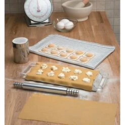 Ravioli Tablet Argento Tavoletta Per 10 Ravioli Da 5x5cm C/mattarello Incluso Marcato -Peroni Kitchen Negozio ravioli tablet marcato 4