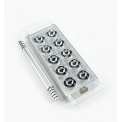 Ravioli Tablet Argento Tavoletta Per 10 Ravioli Da 5x5cm C/mattarello Incluso Marcato -Peroni Kitchen Negozio ravioli tablet marcato 5