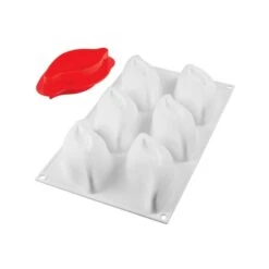 RUBEN 140 Stampo In Silicone 6 Impronte 10,7x5,4cm H4,3cm + Cutter Silikomart -Peroni Kitchen Negozio ruben 140 2