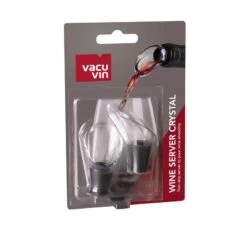 Tappo Versatore Vino Salvagoccia Crystal - Set 2 Pz Vacu Vin -Peroni Kitchen Negozio s goccia vacukristal c 2 3