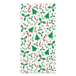 Bustine In Plastica HOLLY&TREES 12,5x24cm - Conf 20 Pezzi Decora