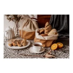 Sacchetto Portapane In Cotone E Sughero M Ø20cm H22cm Beige Nuts Innovations -Peroni Kitchen Negozio sacchetto portapane in cotone e sughero m 20x22cm beige nuts innovations 2