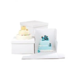 Scatola Porta Torta Cubo Rigida