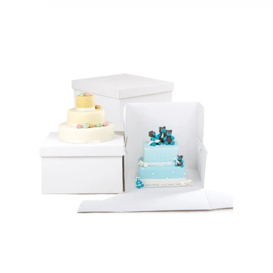 Scatola Porta Torta Cubo Rigida 1 Scatola Porta Torta Cubo Rigida