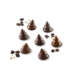 CHOCO TREES 3D SCG054 Stampo In Silicone 15 Cioccolatini Ø2,8cm H3cm Silikomart