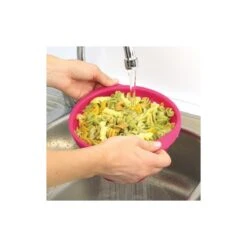 Lekue Scolapasta Pieghevole In Silicone Ø23 Cm Verde Lékué -Peroni Kitchen Negozio scolapasta pieghevole silicone 1