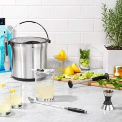 Secchiello Per Ghiaccio A Doppia Parete 4L Con Pinza Oxo Good Grips -Peroni Kitchen Negozio secchiello per ghiaccio con pinza oxo 6