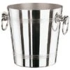 Secchiello Portaghiaccio Per Spumante E Vino Inox Con Anelli