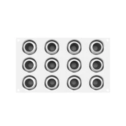 SECRET40 Stampo In Silicone 12 Impronte Ø4,5cm H3,6cm Silikomart -Peroni Kitchen Negozio secret40 stampo in silicone 12 impronte o45cm h36cm silikomart 3