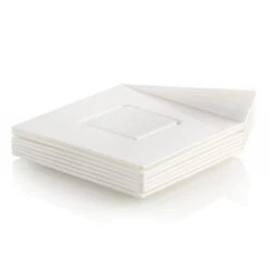 Set 100 Vassoi Monoporzione Quadrati 8,3x8,3cm In Plastica Bianca Silikomart -Peroni Kitchen Negozio set 100 vassoi monoporzione quadrati 83x83mm in plastica bianca silikomart 2