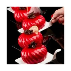 Set 50 Vassoi Monoporzione Quadrati 6,1x6,1cm Neri VP4NR Pavoni -Peroni Kitchen Negozio set 50 vassoi quadrati monoporzione in plastica neri vp4nr 1