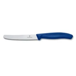 Set Di 6 Coltelli Da Tavola Lama Ondulata 11cm Multicolor Swiss Classic Victorinox -Peroni Kitchen Negozio set coltelli da tavola swiss classic lama ondulata 6 colori 6